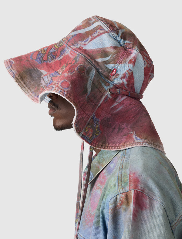 DENIM TEARS PRINTED HAT