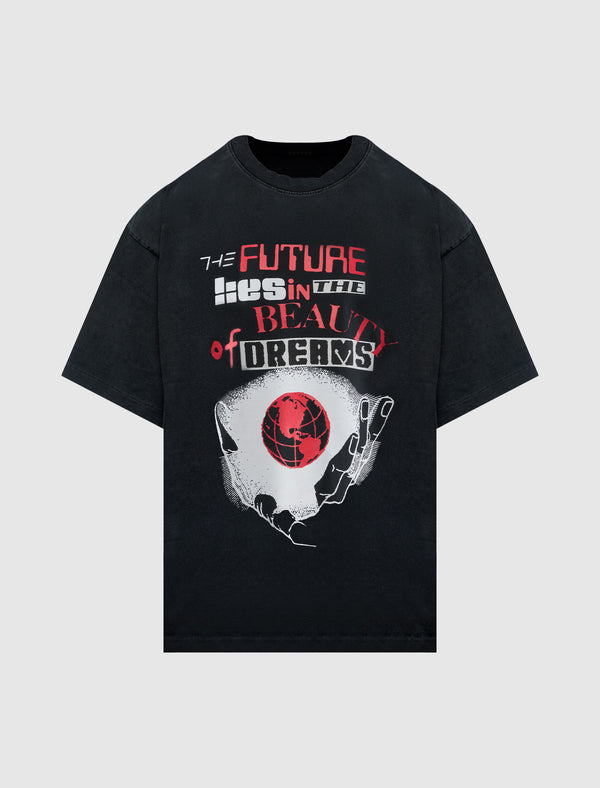 SOCIAL STATUS GLOBE T-SHIRT