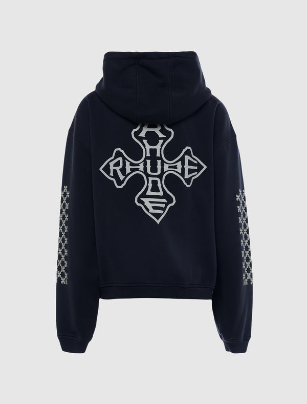 LOGO ZIP UP HOODIE