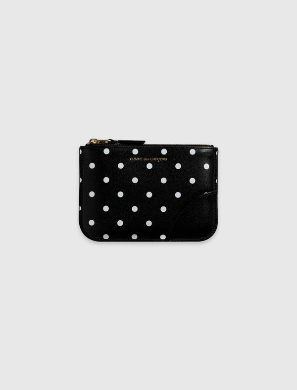 DOT PRINT LEATHER WALLET